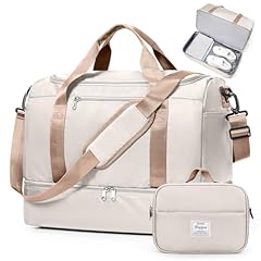 Beige & Brown with Toiletry Bag