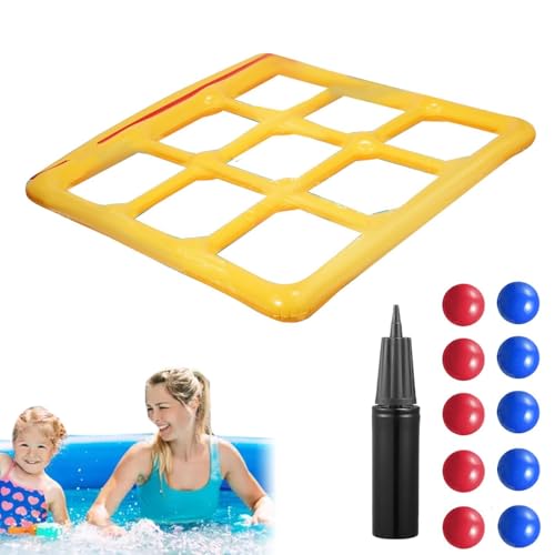 Schwimmbad Aufblasbare Spielzeuge,Schwimmende Wasserspielzeuge - Schwimmendes Wurfspiel Für 2-10 Spieler,