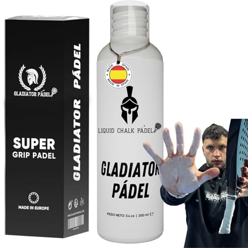 Spray Grip Padel y Magnesium Padel-Antiscivolo per Migliorare la Presa della Racchetta da Padel. Fornisce la Massima Presa e Il Massimo attrito per Mani sudate (MAGNESIO)
