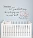 Sometimes the Smallest Things Take up the Most Room in Our Heart Winnie the Pooh Wall Decal Quote Decor Art