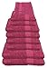 Produktbild Julie Julsen 10 TLG Handtuchset 2 Badetücher 4 Handtücher 2 Gästetücher 2 Waschhandschuhe Reine Baumwolle über 30 Farben Pink