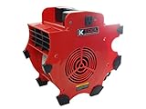 K Tool International Workforce Blower 180W, 300 CFM, Chill Blower, 110-120V/60Hz, 12 Amp, 3 speeds 4-Position, Indoor or Outdoor Use, Fast Drying; KTI77702