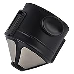 Pour Over Coffee Maker Stainless Steel Filter Double Mesh Liner Portable Reusable Slow Drip Coffee Dripper for Traveling Camping Office Home Black - Image 4