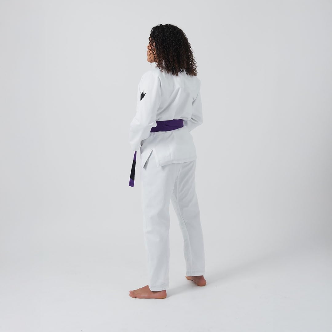 KINGZ Kore V2 Women’s Jiu Jitsu Gi – IBJJF Legal, Lightweight Kimono, Reinforced Stitching, Cord Drawstring