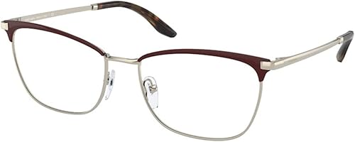 Gafas graduadas Prada PR 57 WV 09B1O1 BurdeosOro pálido