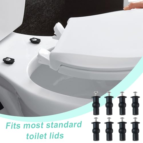 GNHG 8 Stück wc-Sitz-zubehör, Toilet Floor Bolt caps, universelle WC-Sitz-Schrauben