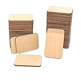 60 Pieces Unfinished Basswood...