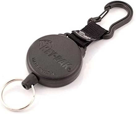 Key Reel 28 L Black 1-1/8 Ring Dia.