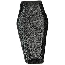 Zeckos Gothic Black Cast Iron Coffin Drawer Pulls 6-Piece Set, 2.5" Long, 1.5" High - Dark Elegance for Cabinets, Drawers, and Gothic Decor