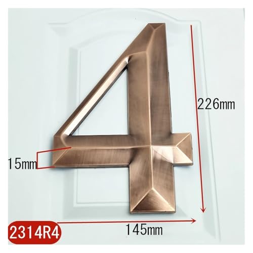 Reviews y listado de Placas de número para puertas bronce - solo los mejores. 26 Imagen adicional