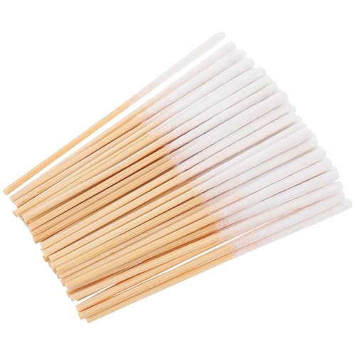 BELLIFFY Professional Pole Cotton Swab 300pcs Pointed Eye Tees for Home Salon Use