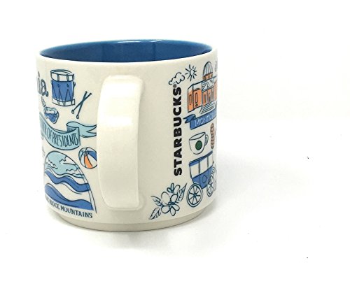 Taza Starbucks Been There Series 14 onzas Azul miniatura 4