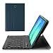 Fintie Samsung Galaxy Tab A 8.0 (2015) Keyboard Case - Slim Shell Light Weight Stand Cover with Magnetically Detachable Wireless Bluetooth Keyboard for Tab A 8.0 (NOT Fit 2017 Tab A 8.0), Navy