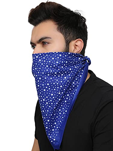 bismaadh Cowboy Paisley Novelty Star Print Multipurpose Headwrap Scarf Bandana For Men & Women Pack of 1-picture-49