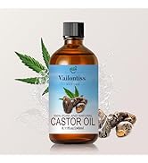 Vailontiss Castor Oil - Carrier Oil for Hair Growth, Relaxing Massage and Body Oil, Castor Oil fo...
