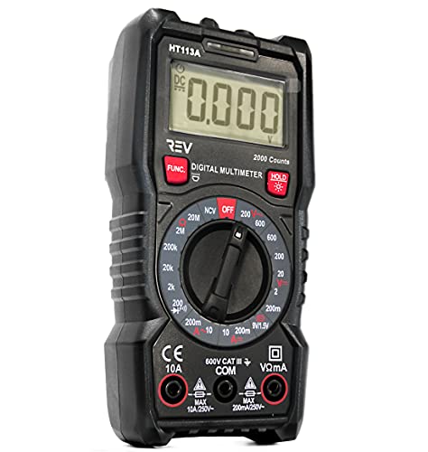 Image of VViViD REV Digital Multimeter (2000 Counts) AC /DC Electric Battery and Live Wire Tester