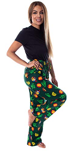 Nintendo Adult Donkey Kong and Diddy Kong Tropical Soft Cotton Pajama Pants4