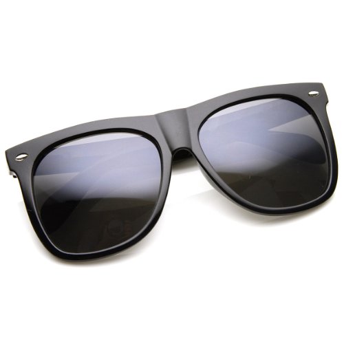 zeroUV Large Bold Oversized Modified Horn Rimmed Sunglasses4