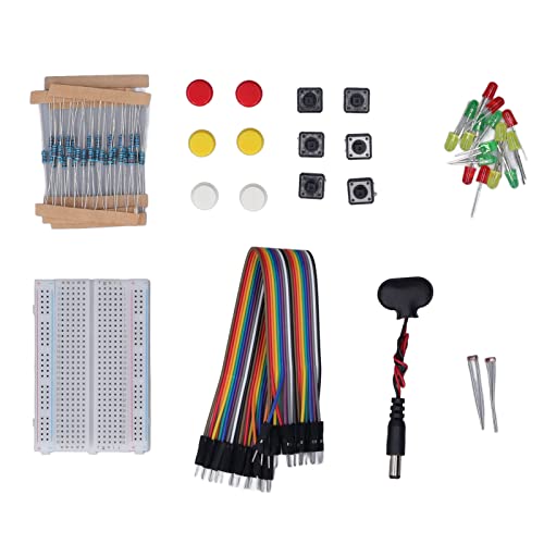 FTVOGUE Electronics Kit PCB Starter Component Assortment with 400 Hole Breadboard for R3, Beginner Learning Set for Programming Practice, Circuit Building, Student Development Use - Image 6