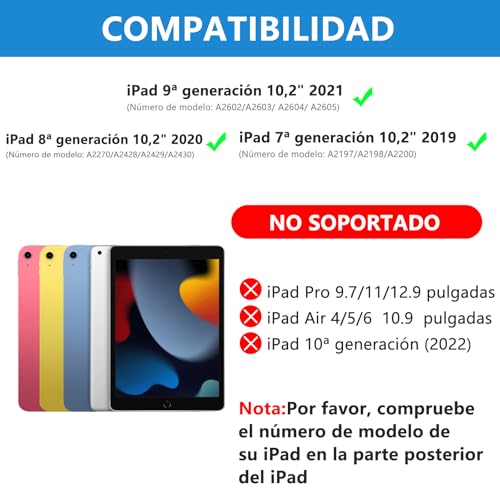 MMK Tastatur Hülle für iPad 10.2 Zoll (9/8/7 Generation 2021/2020/2019) – Ansicht 2