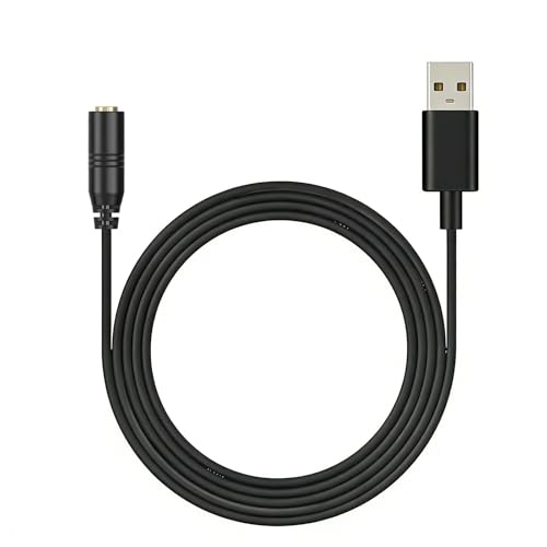 Adaptador de audio USB a conector de 3,5 mm, 97 cm, TRRS auxiliar hembra a USB A macho, tarjeta de sonido externa, convertidor estéreo auxiliar de 3,5 mm, compatible con auriculares, altavoz a PC