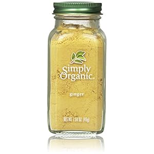 Simply Organic Ground Ginger Root, 1.64 Ounce, Non ETO, Non Irradiated, Non GMO, Complements Both Sweet & Savory Dishes