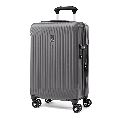 Travelpro Maxlite Air Hardside Expandable Luggage, 8 Spinner Wheels, Lightweight Hard Shell Polycarbonate, Shadow Grey, 2-Piece Set (21/25)