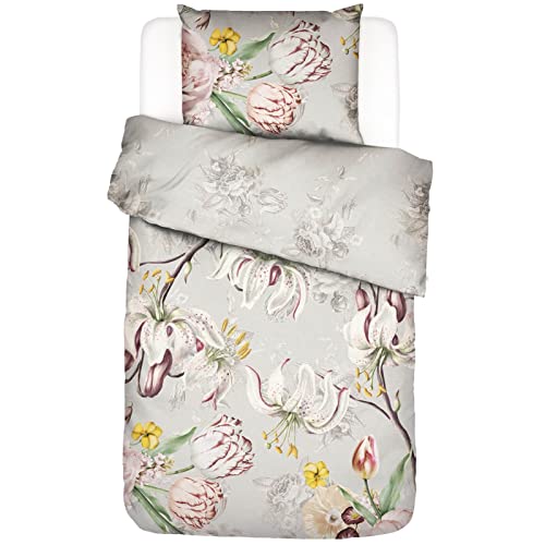 ESSENZA Bettwäsche Aimee Mist Blumen Blüten Blätter Äste Lilien...