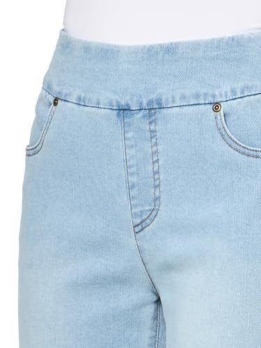 SLIM-SATION Women's Pull on Ankle Jean Pant3