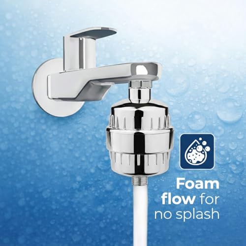 Image of SIGNAMIO Water Filter for Tap, Compact Water Softener for Home to Reduce Scale, Hard Water Softener for Smoother Skin and Cleaner Bathroom Fixtures