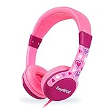 EasySMX Auriculares Niños, [Regalos de Reyes] Cascos de Diadema para Niños, Cascos Infantiles con Cable, 3.5 mm Jack, Volumen Limitado de 85Db para iPod iPad iPhone(3.5mm) Handy Tablet PC MP3 MP4