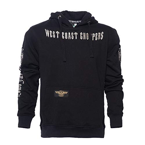 West Coast Choppers Men Hoodie Loud Fast Rules, Gr��e:M, Farbe:Black