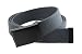 Canvas Web Belt Flip-Top Black Buckle/Tip Solid Color 50" Long (Charcoal)
