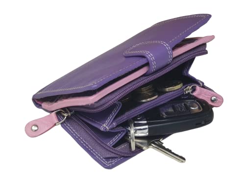 Women's Leather Multi Credit Card Holder Palm Wallet Purse4