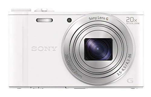 Sony Cyber-shot DSC-WX350 - Cámara digital (18,2 MP, 4896 x 3264 Pixeles, CMOS, 20x, Full HD, Blanco)