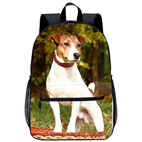 Sac à dos de voyage à la mode motif chien 3D cadeau parfait mixte 45cm