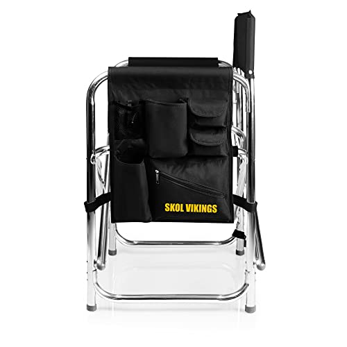 Image of Picnic TIME NFL Unisex-Adult NFL Sports Chair with Side Table, Beach Chair, Camp Chair for Adults