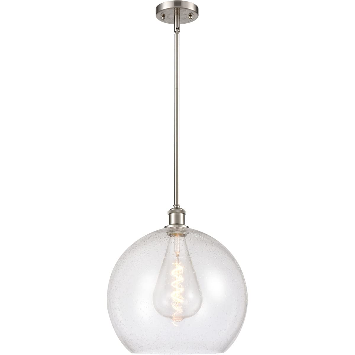 Innovations 516-1S-SN-G124-14-LED LED Pendant from Ballston Collection