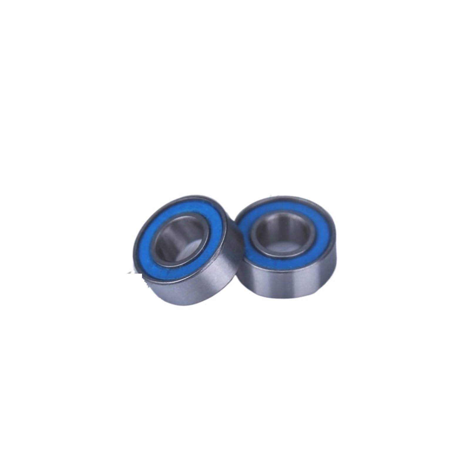 HYUJNAFZR Bimetal Seal Shield Micro deep Groove Bearing 10PCS MR85-2RS 5x8x2.5mm ABEC-5 Blue Rubber Sealed Miniature Deep Groove Ball Bearings(ABEC 5)