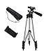 Alovexiong 110cm General Retractable Phone Camera Tripod Portable Adjustable Aluminum Lightweight Camera Stand with Smartphone Holder Mount Compatible for iPhone X XR XS Max 6S 7 8 Plus X Phone Video