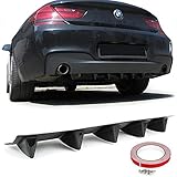 diffusor auto Neu und original verpackt Tenzo-R 33814 Universal Heck Diffusor für Stoßstange hinten mit 5 Finnen Carbon Optik