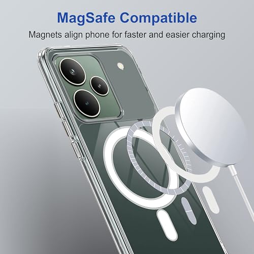Image of Zapcase Back Case Cover for Realme P4 Pro 5G | Compatible for Realme P4 Pro 5G Back Cover | Compatible with Mag-Safe | Scratch-Resistant Back Cover | Clear