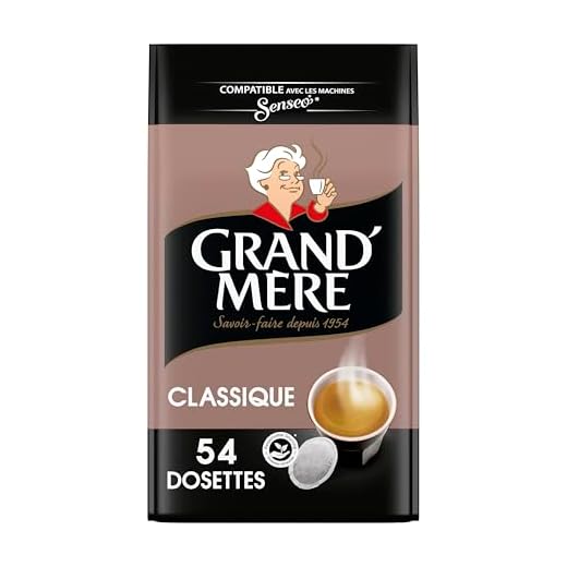 Grand Mère Café 54 Dosettes Classique compatibles Senseo®