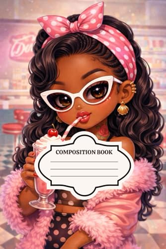 Cute Girly Composition Notebook