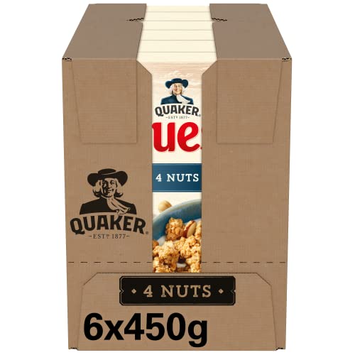 Quaker Cruesli 4 Noten, Doos 6 stuks x 450 g - Image 4