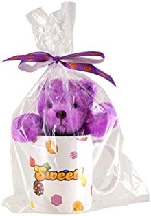 Candy Crush Coffee Mug with Purple Bear Plush Set