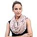 Penguin Animal Print Infinity Scarf for Women, Lightweight for Spring Fall Winter (Beige)