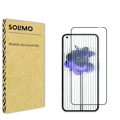 Amazon Brand - Solimo Tempered Glass Screen Protector for Nothing Phone 1 (6.55 Inch) with Edge-to-Edge Coverage | Easy Installation Kit (Black) (B0D876GSDH) Amazon Price History, Amazon Price Tracker