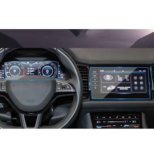 Film protecteur d'écran en verre trempé 9.2 pouces pour GPS Skoda Kodiaq 2021