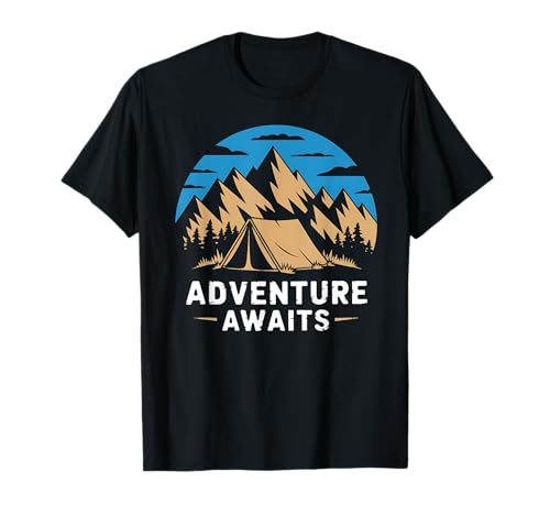 Senderismo Scouting Camping Lover's Tent Adventure Graphic Camiseta